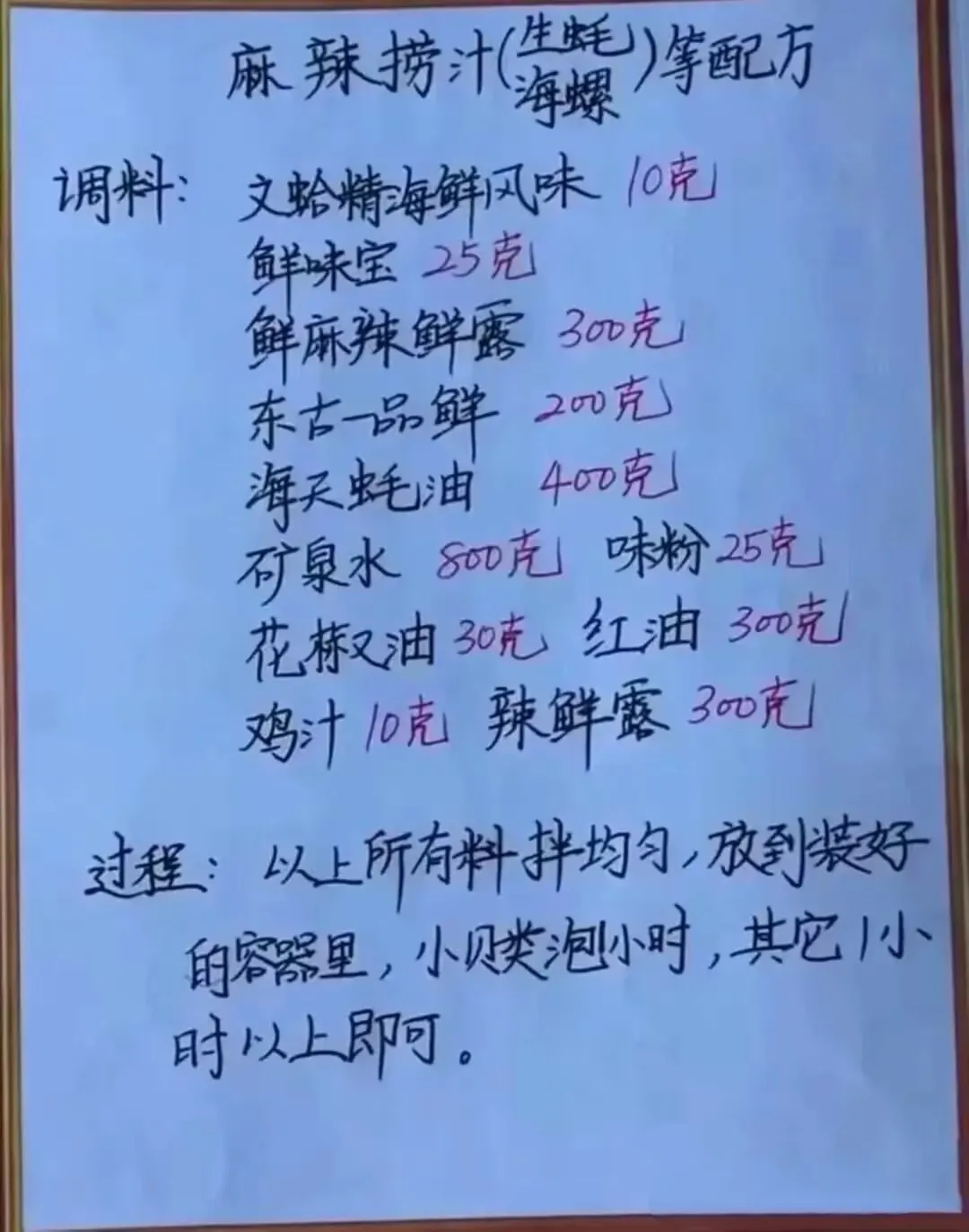 70岁厨师分享“手写配方”,5万可能都买不来,学会了自己开店