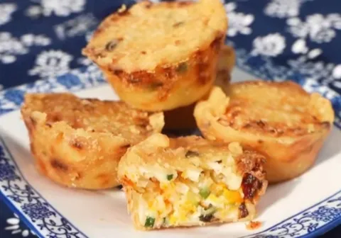 地方特色美食之云和油筒饼的制作