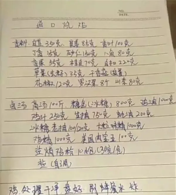 当餐美食17个厨师绝密配方,值得收藏!