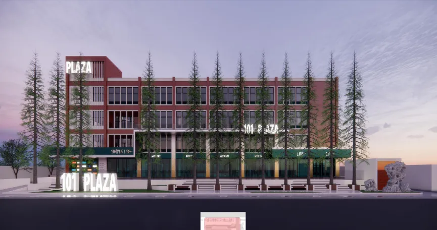 菜场+餐饮+酒店,这个商业项目即将投用