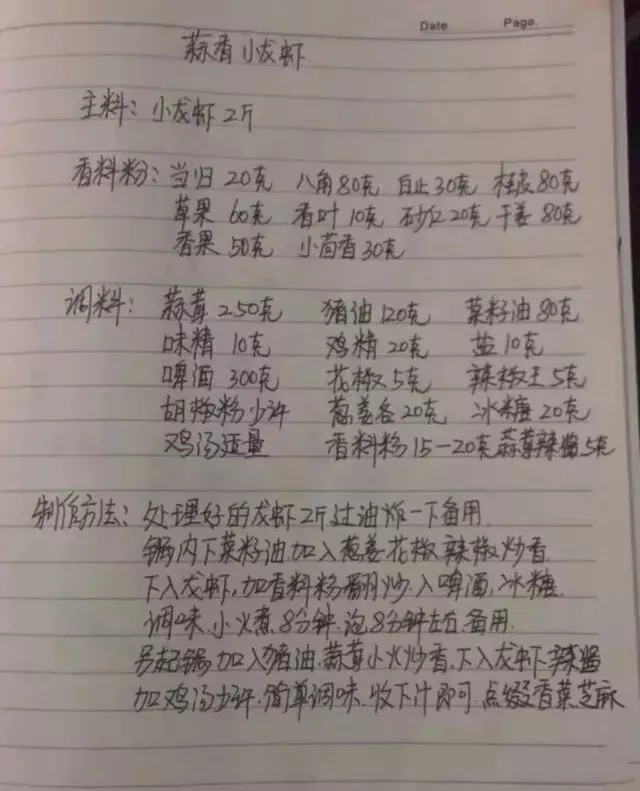 厨师长压箱底的23款秘制配方全部奉送