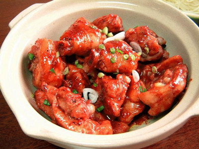 当餐现做养生美食红糟哈蜜瓜鸡，附食材清单和做法