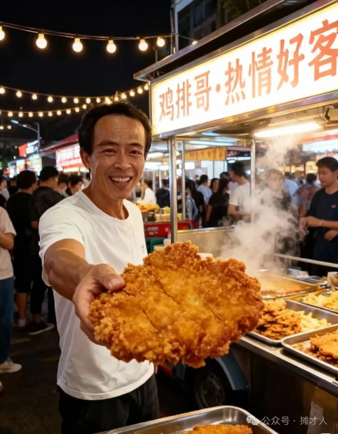 景德镇鸡排哥爆火的背后，值得所有摆摊人学习
