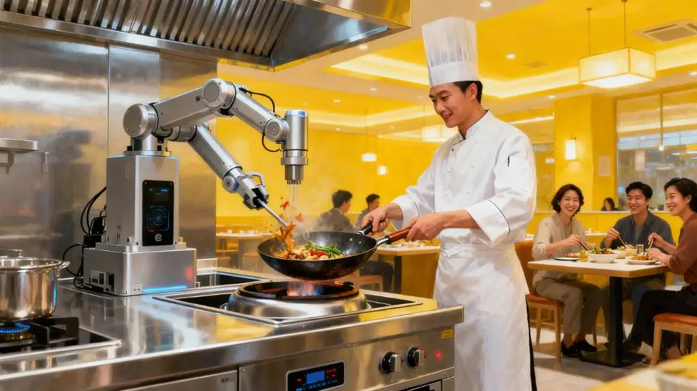 一大批 “炒菜机器人餐厅” 来了！餐饮 AI 时代真的要全面降临？