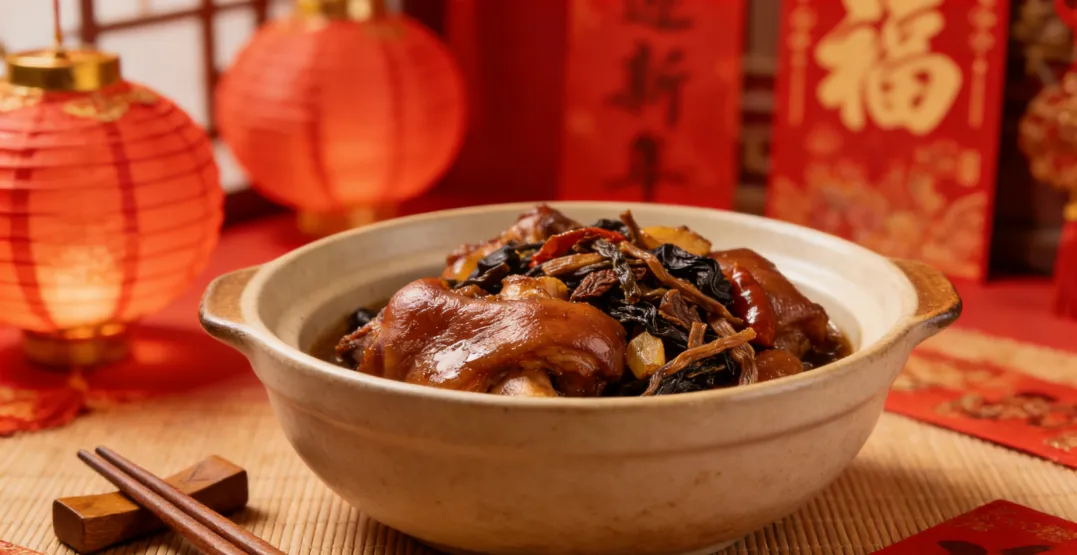 当餐从食材到餐桌:猪蹄 · 步步登高的吉祥美味