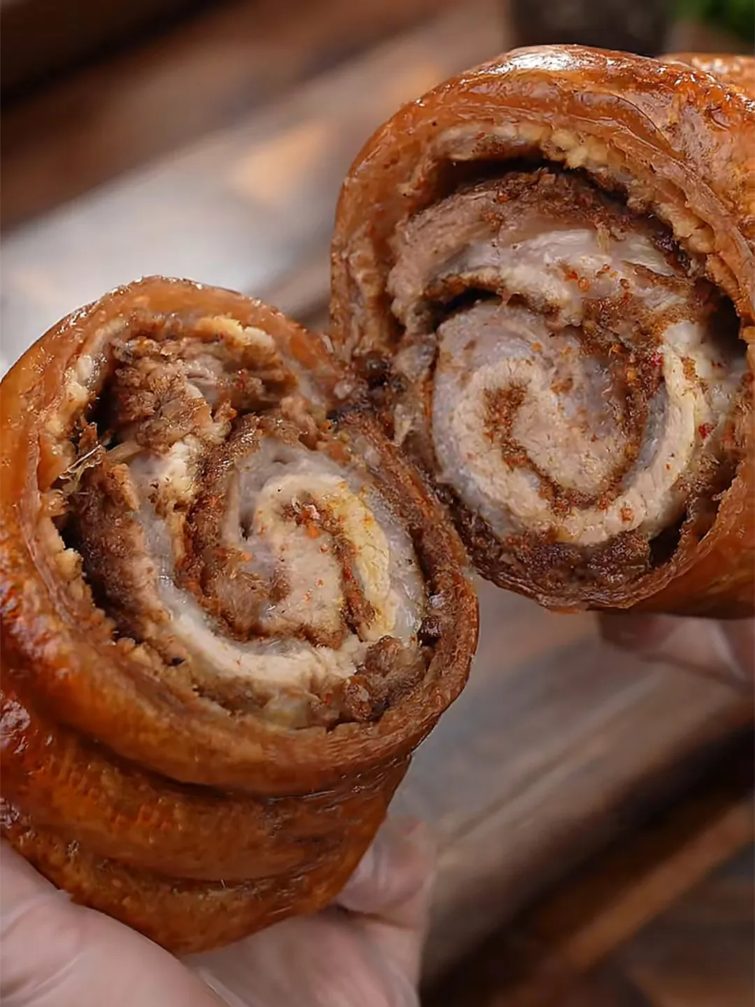 空气炸锅当餐现做脆皮五花肉