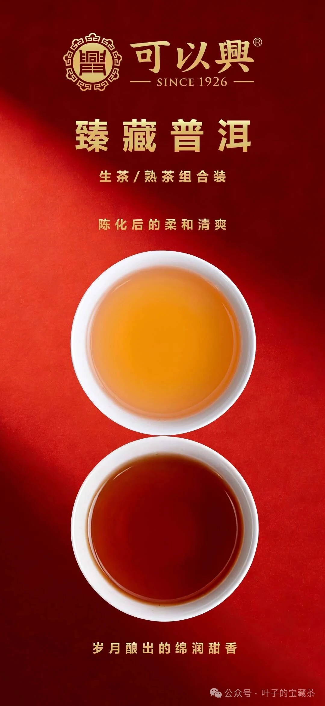 拾年臻藏普洱生熟组合装新品上新