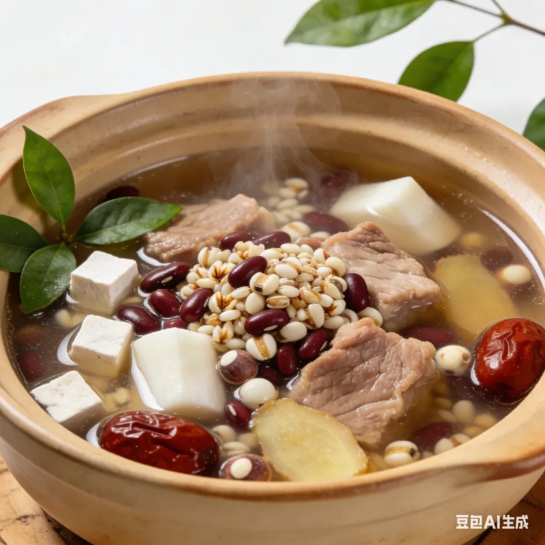 当餐食养四季现做祛湿健脾减重汤:食材简单,祛湿健脾汤,喝出好体质