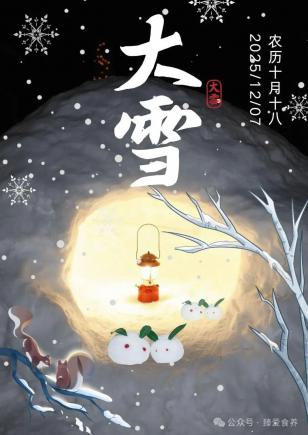 大雪节气将至,大雪必吃的4种美食,鲜香美味,寓意阖家团圆,幸福进家门