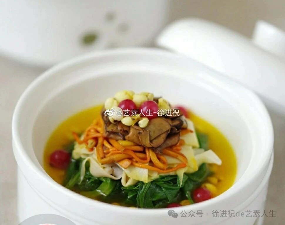 素食菜谱山珍浸时蔬