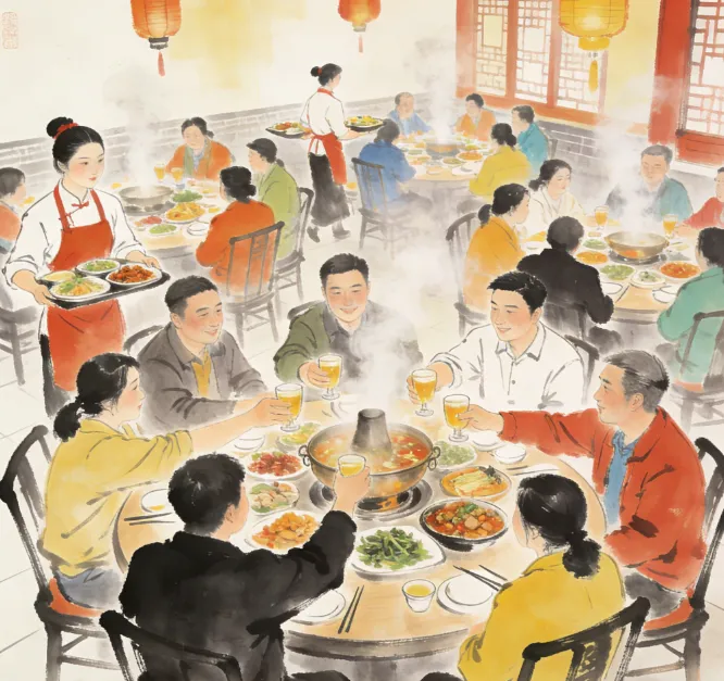 餐饮老板的朋友圈学会卖点“人间烟火”