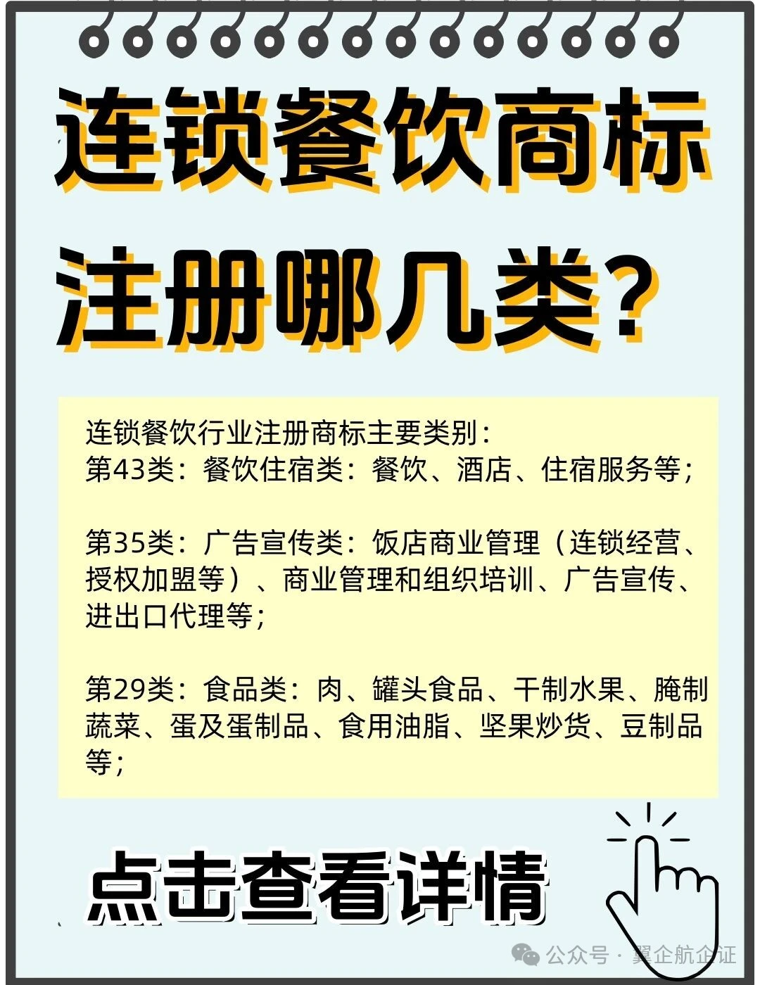餐饮老板必看!连锁餐饮商标注册哪几类?
