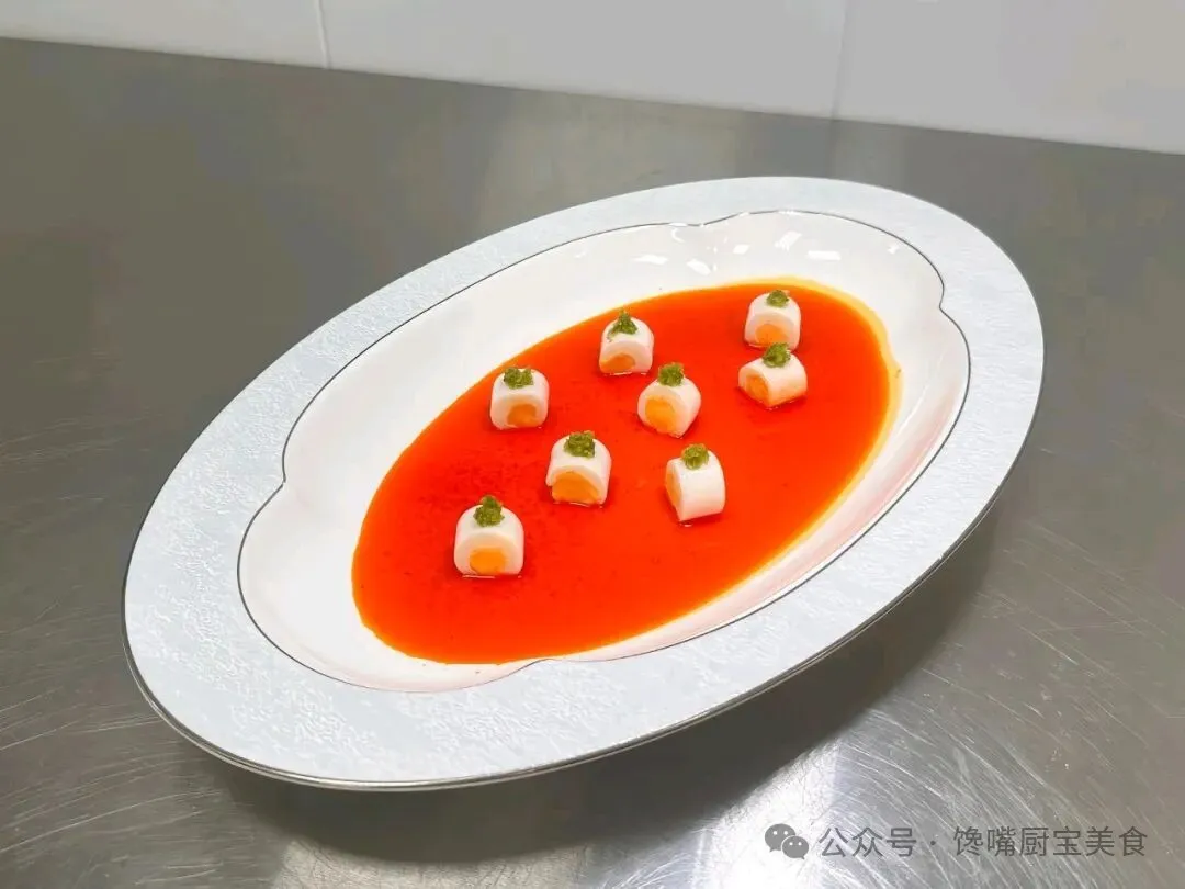 实拍高端冷菜摆盘封神现场!餐饮人必学的摆盘技巧,解决90%颜值痛点