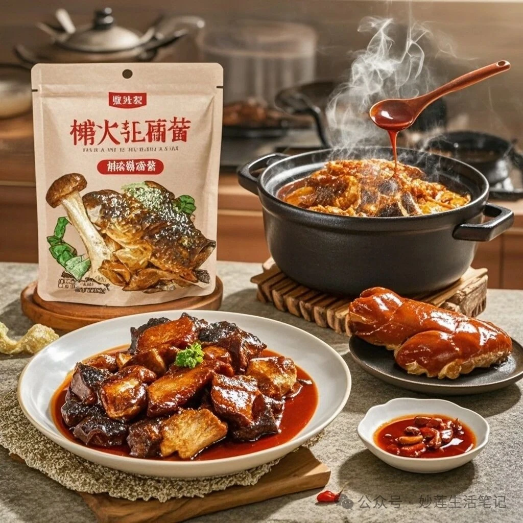一包调料征服全家味蕾?红烧4大硬菜一次解锁的快乐谁懂!
