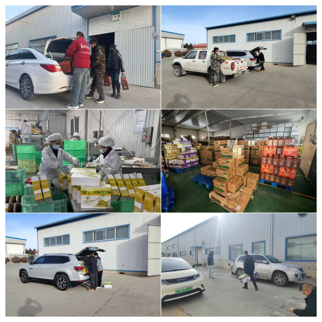 甘肃农垦黄羊河集团特色农产品持续走俏年货市场