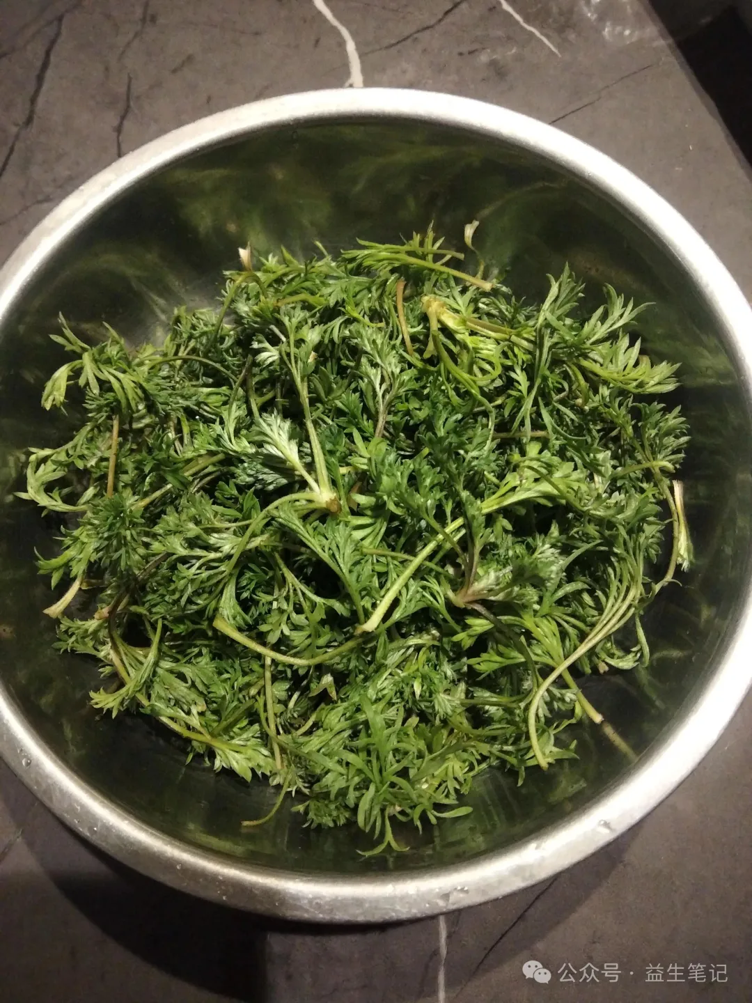 美味的蒸菜茵陈