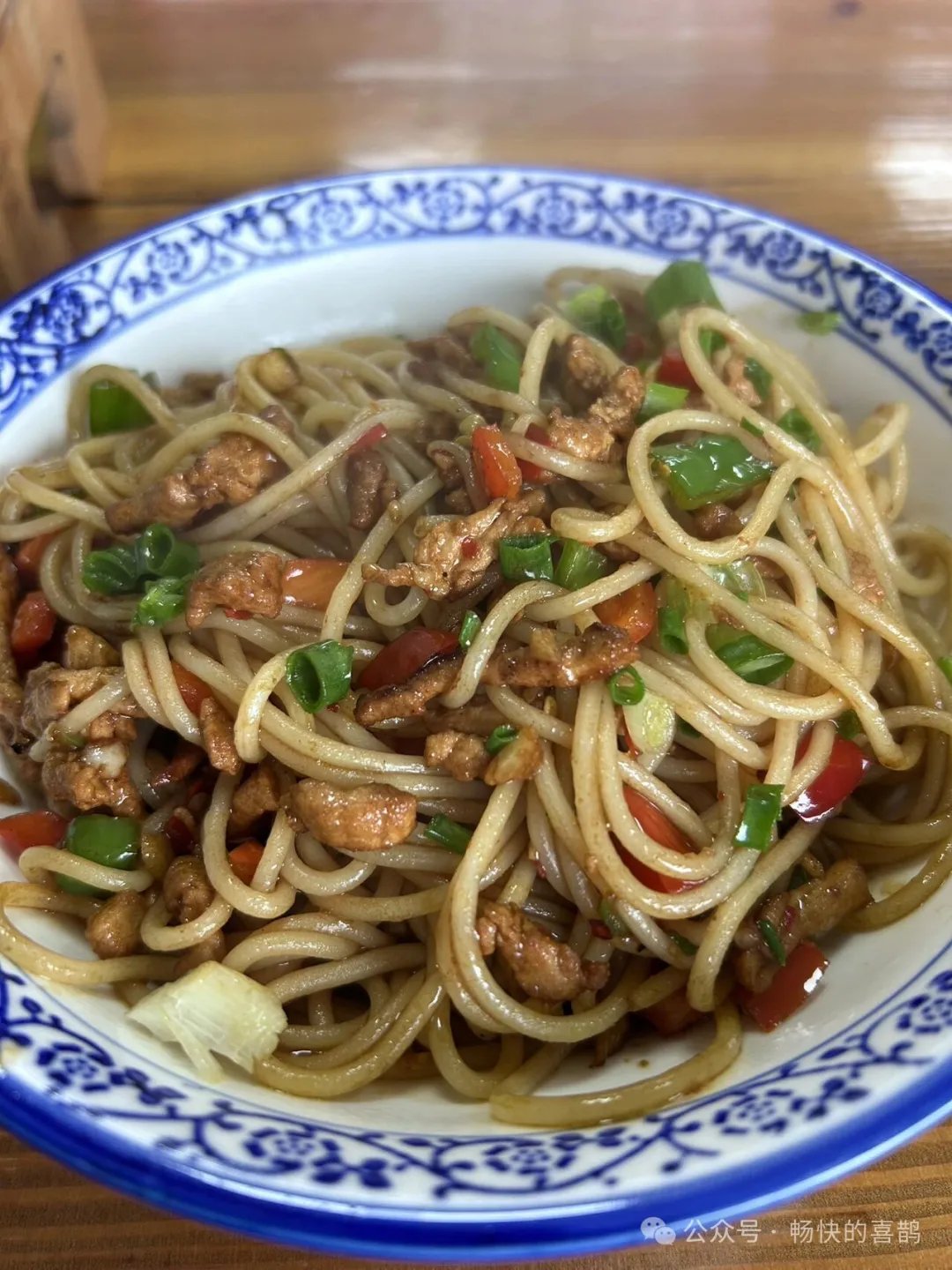 江西特色美食肉丝炒米粉，烫米粉，生日粉