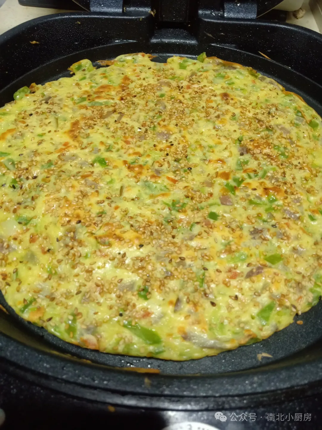 早餐饼这样做太香了！三种食材配一起，香到邻居来敲门