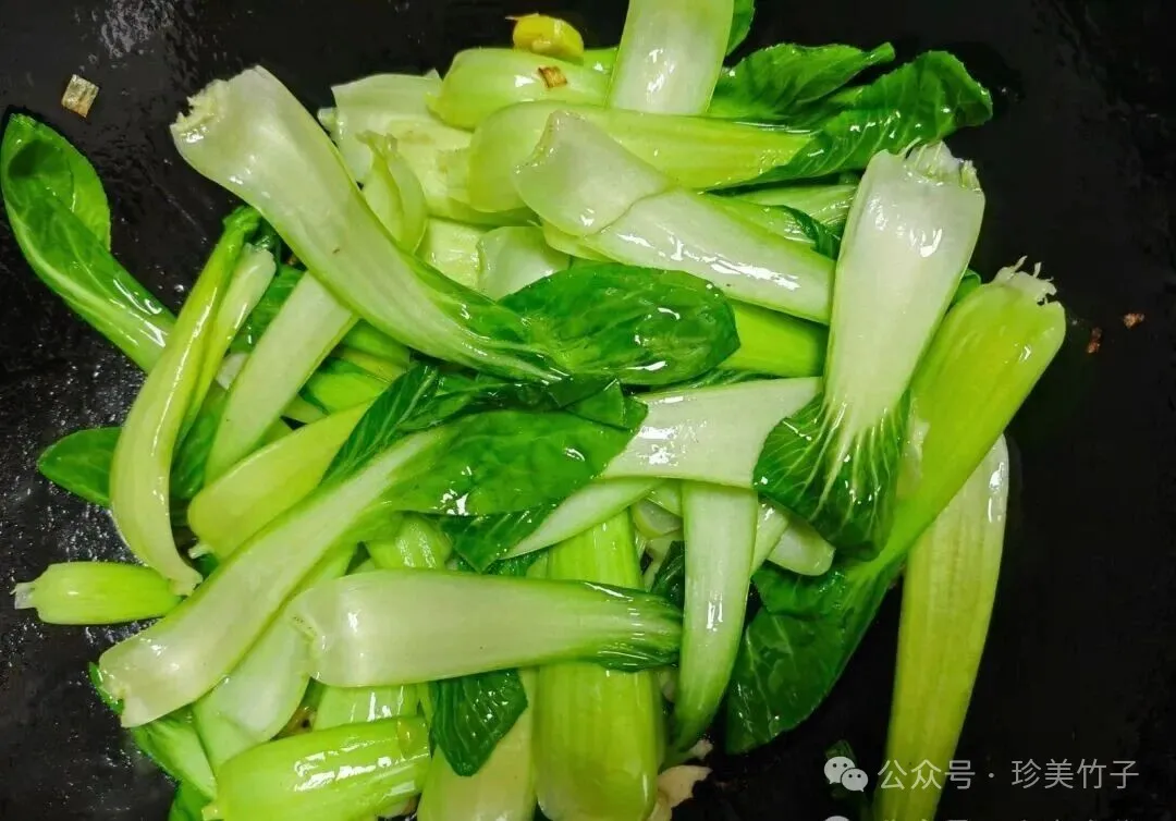 低脂又美味的香菇炒油菜
