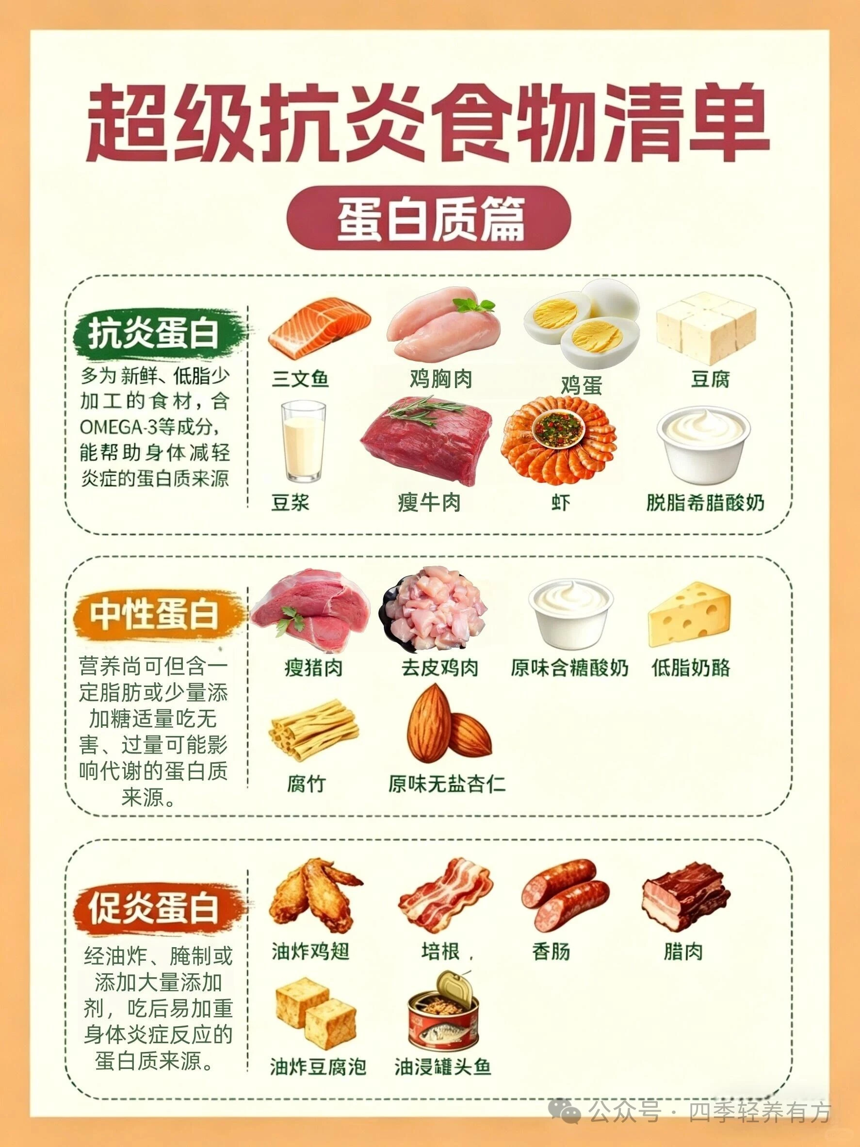 当餐建议收藏家常养生食材大全！清淡饮食必备
