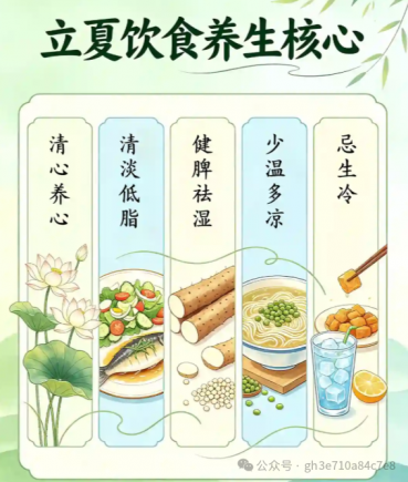 立夏饮食养生的五大核心原则